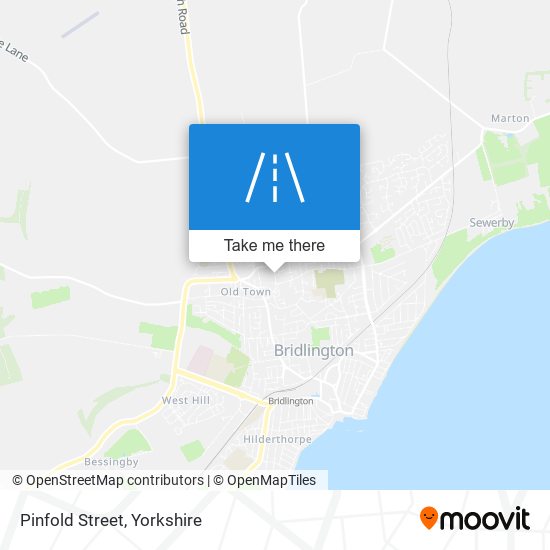 Pinfold Street map
