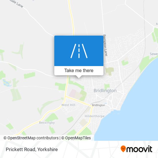 Prickett Road map