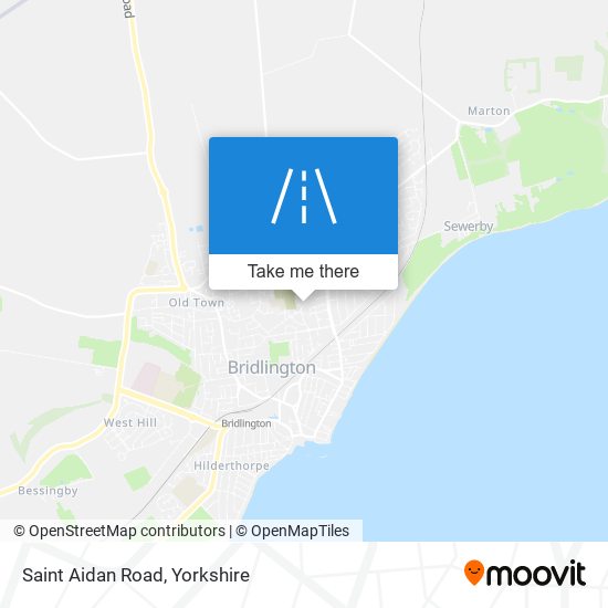 Saint Aidan Road map