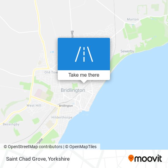 Saint Chad Grove map