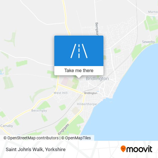 Saint John's Walk map