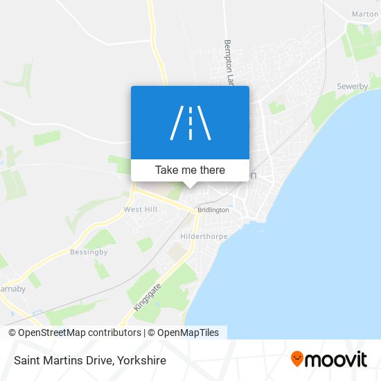 Saint Martins Drive map