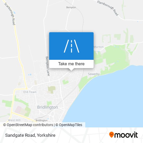 Sandgate Road map