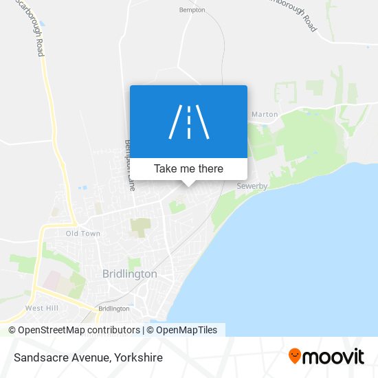Sandsacre Avenue map