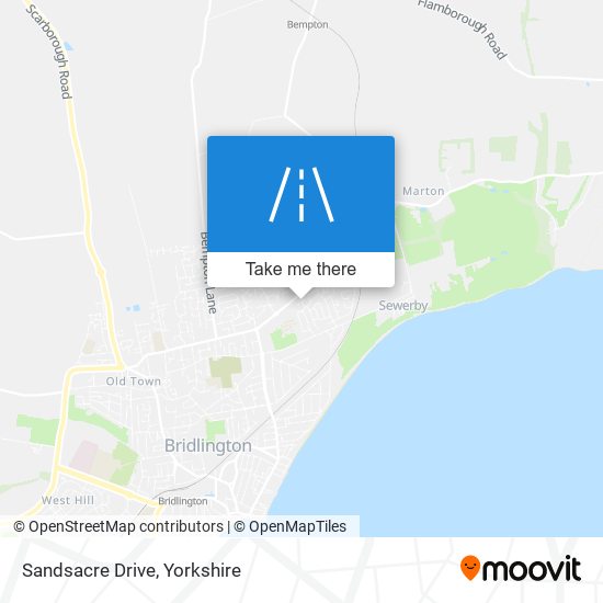 Sandsacre Drive map