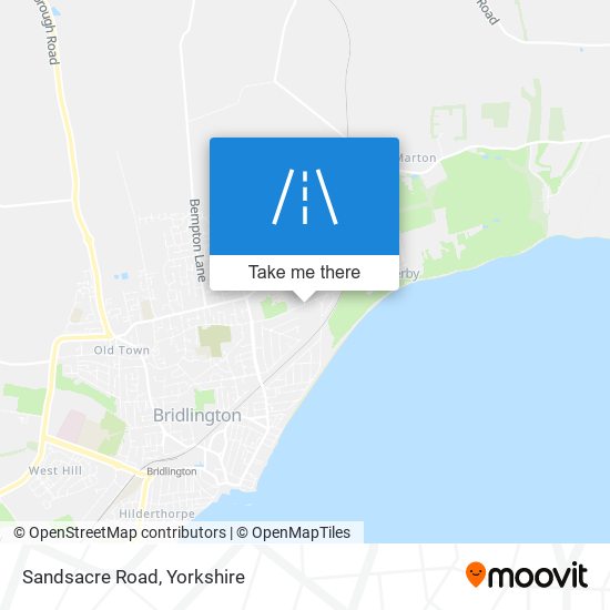 Sandsacre Road map