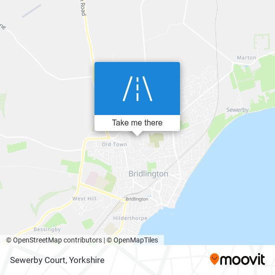 Sewerby Court map