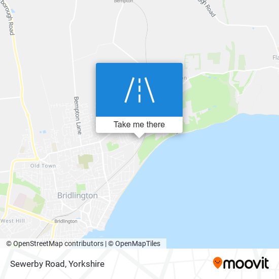 Sewerby Road map