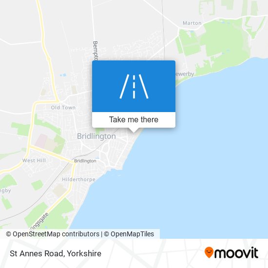 St Annes Road map