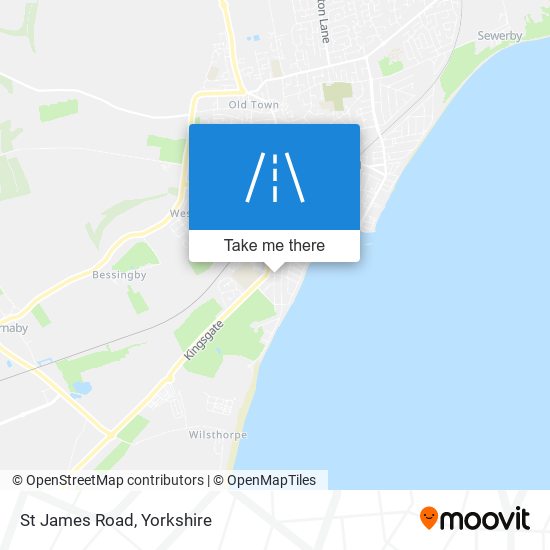St James Road map