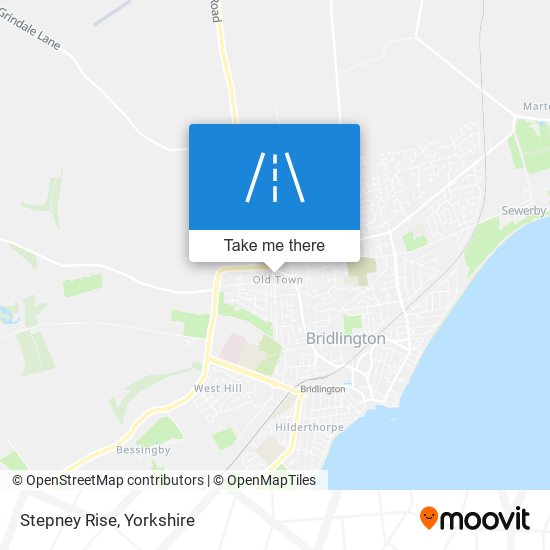 Stepney Rise map