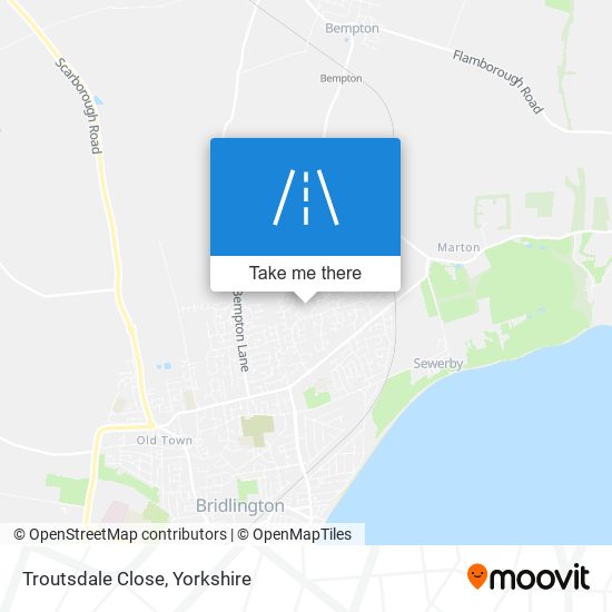 Troutsdale Close map