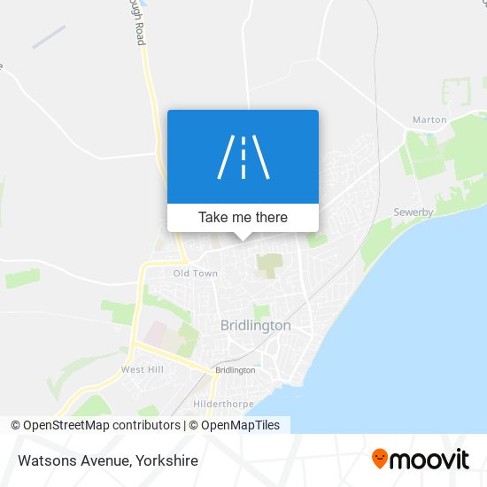 Watsons Avenue map
