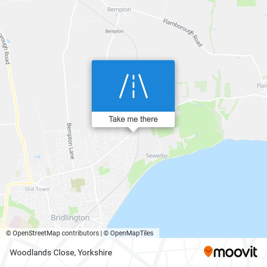Woodlands Close map
