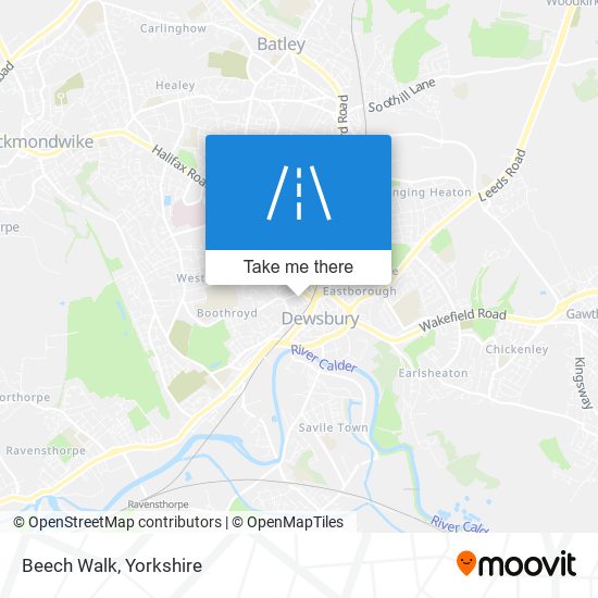 Beech Walk map
