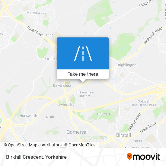 Birkhill Crescent map