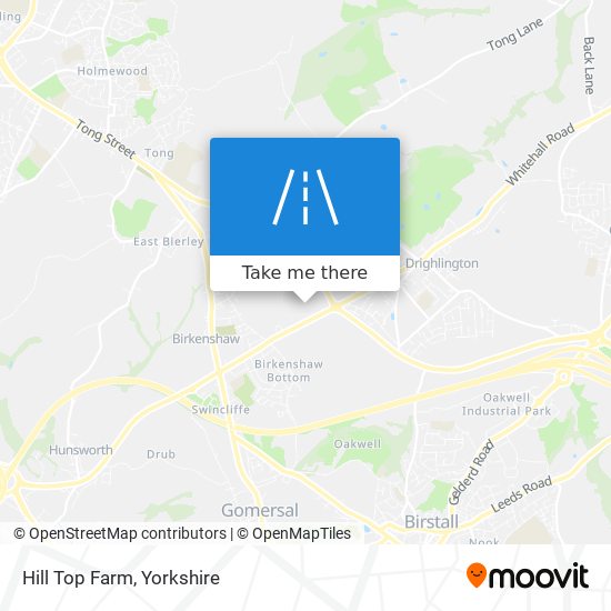 Hill Top Farm map