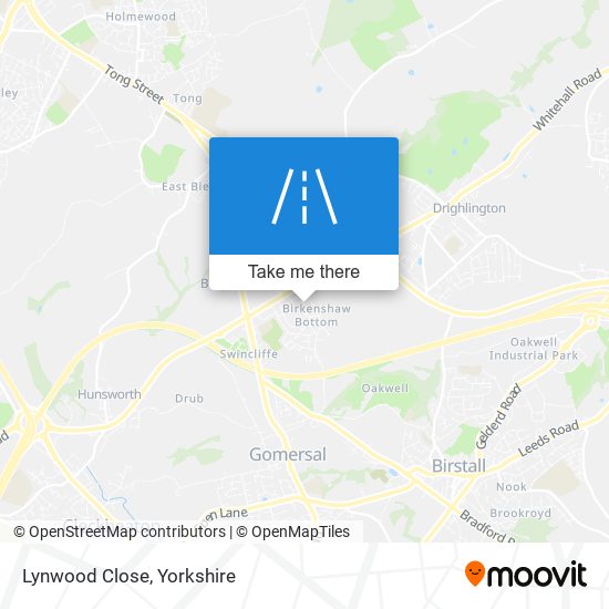 Lynwood Close map