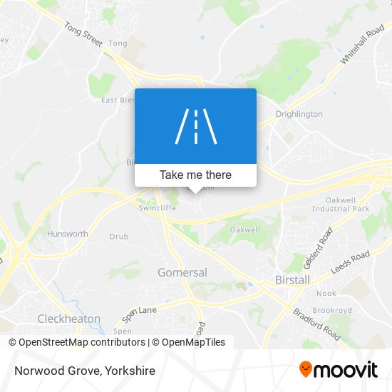Norwood Grove map