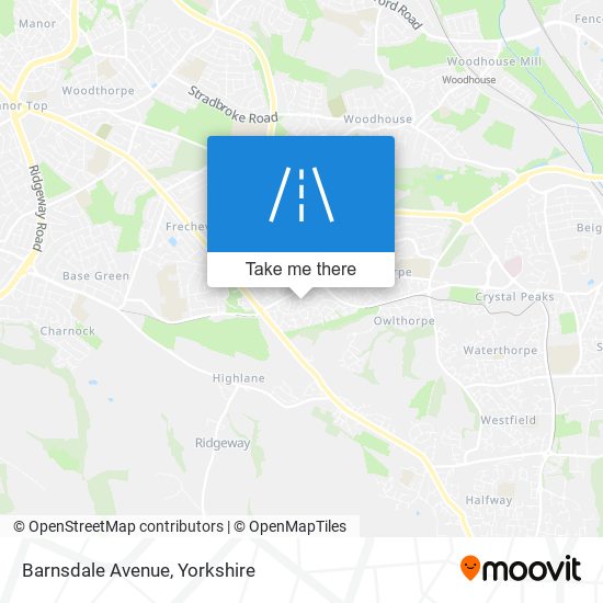 Barnsdale Avenue map