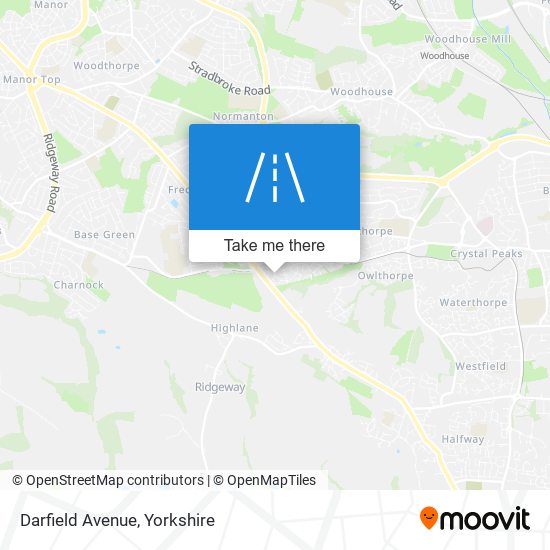 Darfield Avenue map