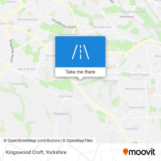 Kingswood Croft map