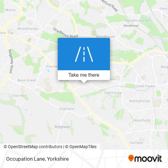 Occupation Lane map