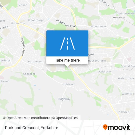 Parkland Crescent map