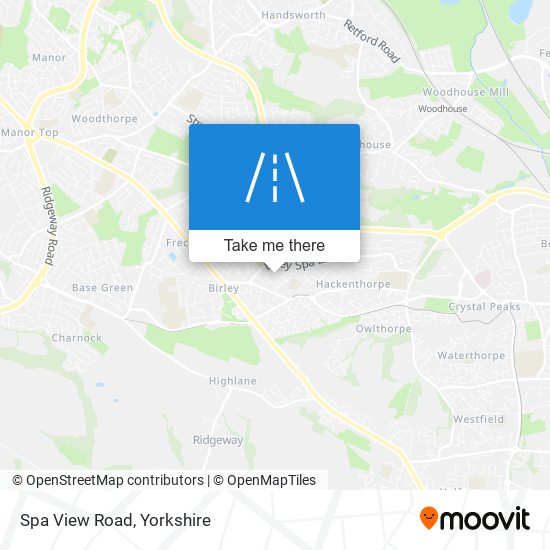 Spa View Road map