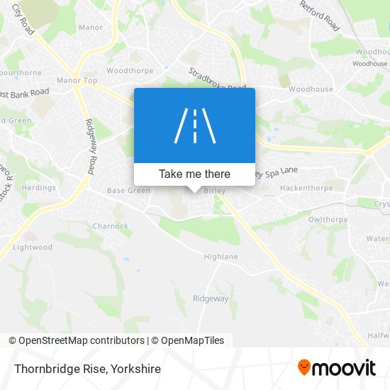 Thornbridge Rise map