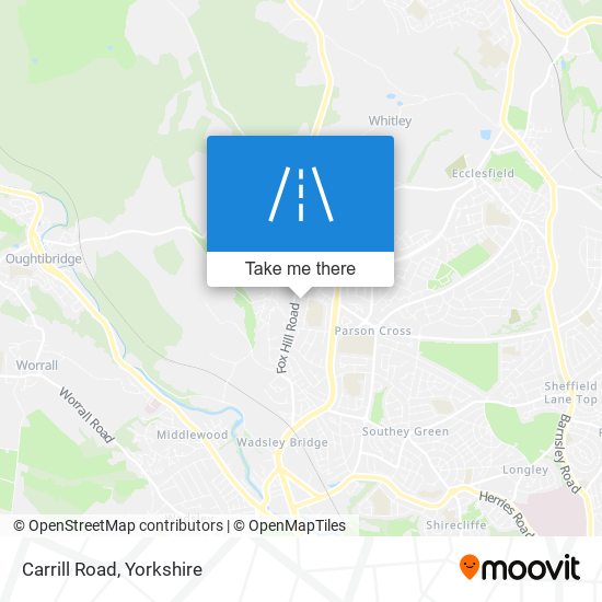 Carrill Road map