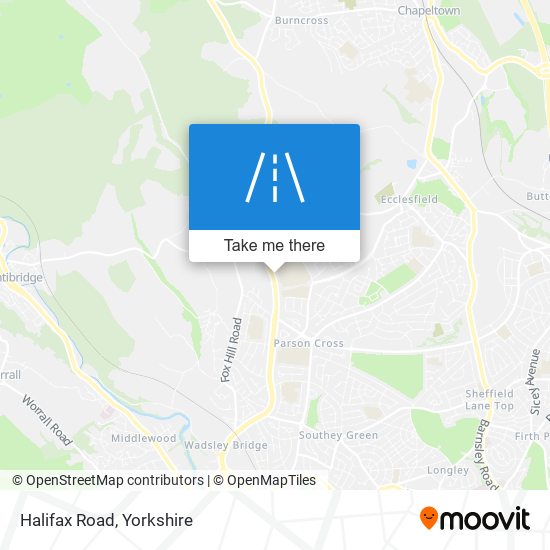 Halifax Road map