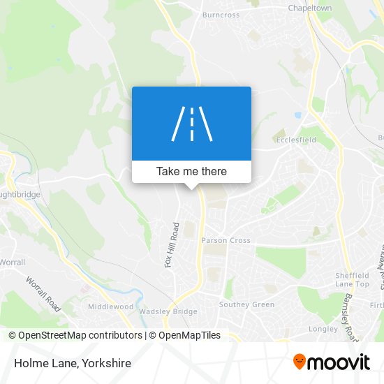 Holme Lane map