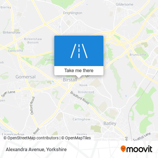 Alexandra Avenue map