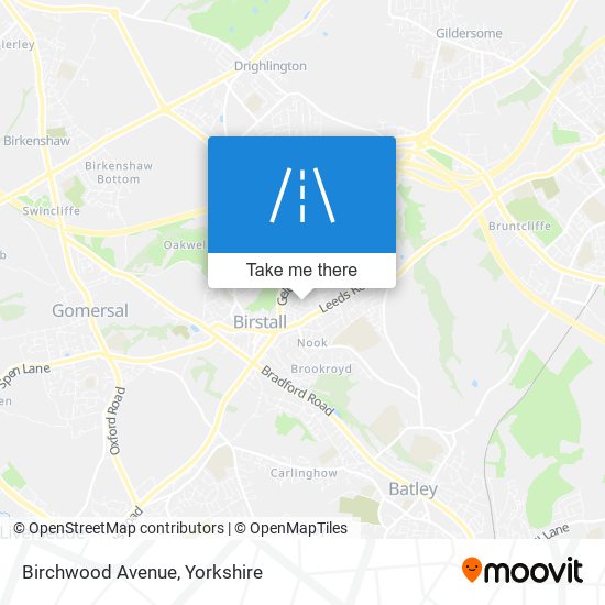 Birchwood Avenue map