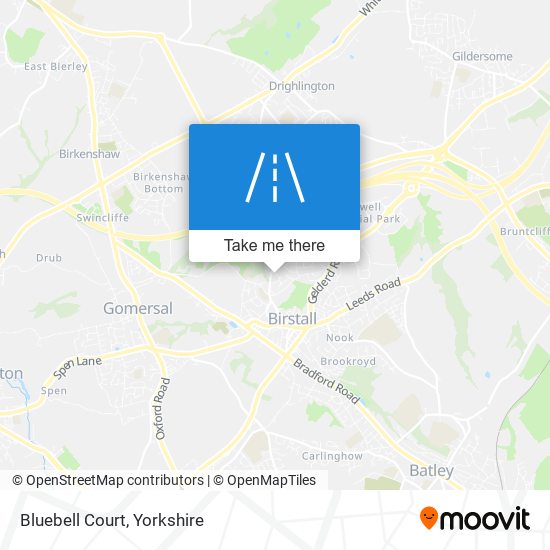 Bluebell Court map