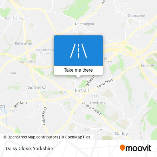 Daisy Close map