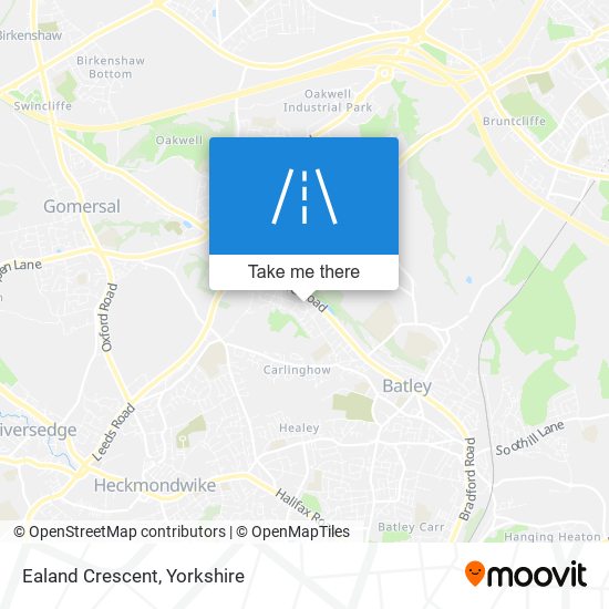 Ealand Crescent map