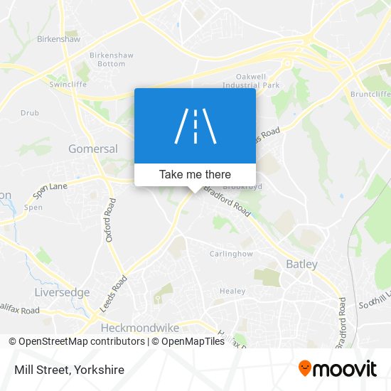 Mill Street map
