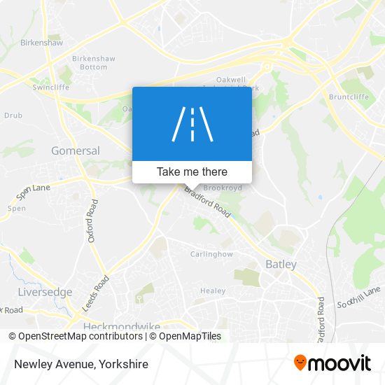 Newley Avenue map