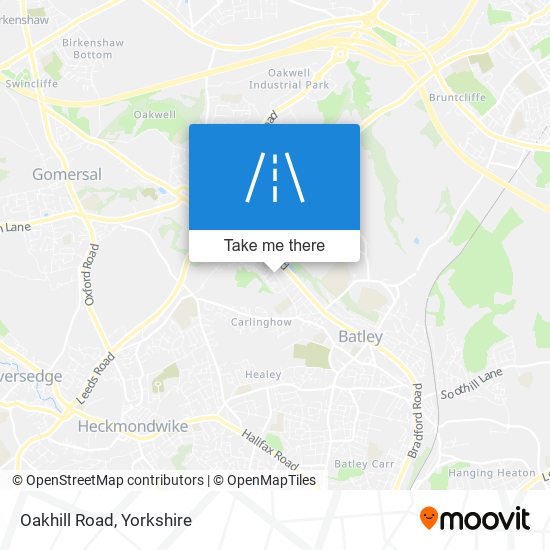 Oakhill Road map