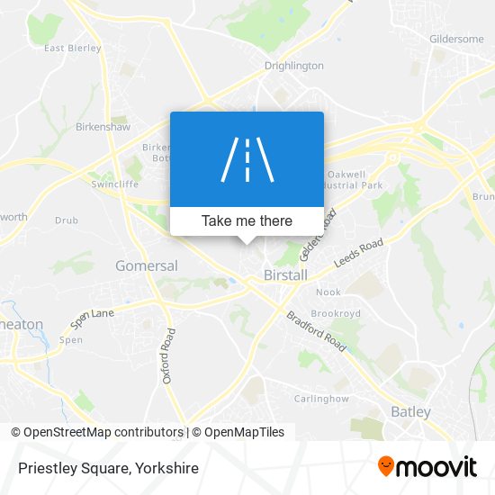 Priestley Square map