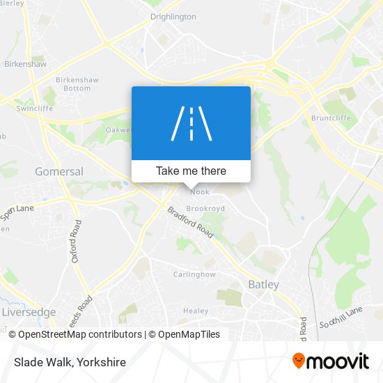 Slade Walk map