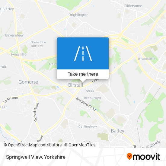 Springwell View map