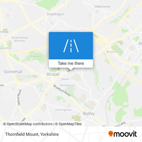 Thornfield Mount map