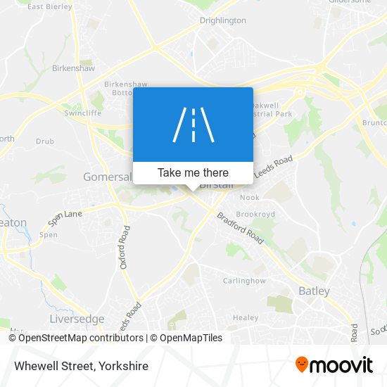 Whewell Street map