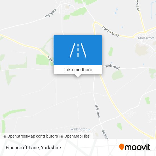 Finchcroft Lane map