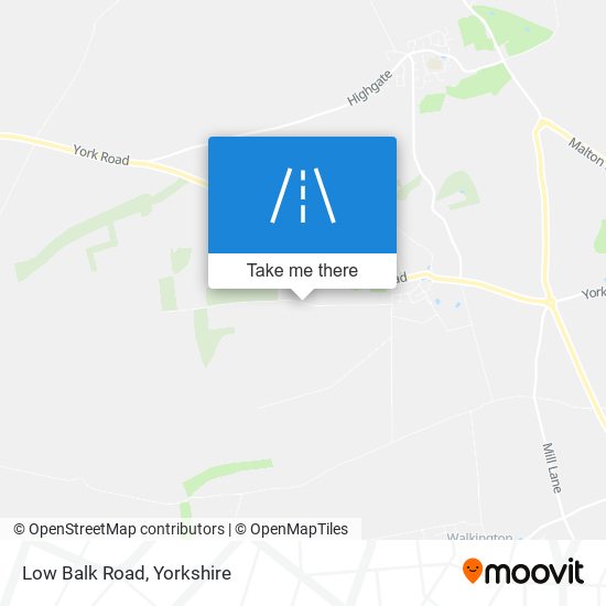 Low Balk Road map