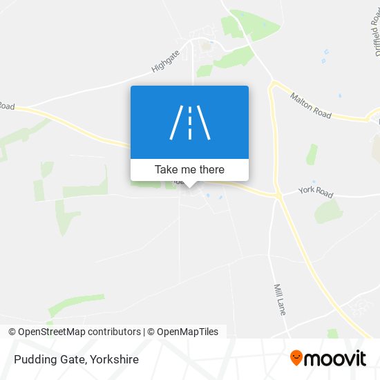 Pudding Gate map