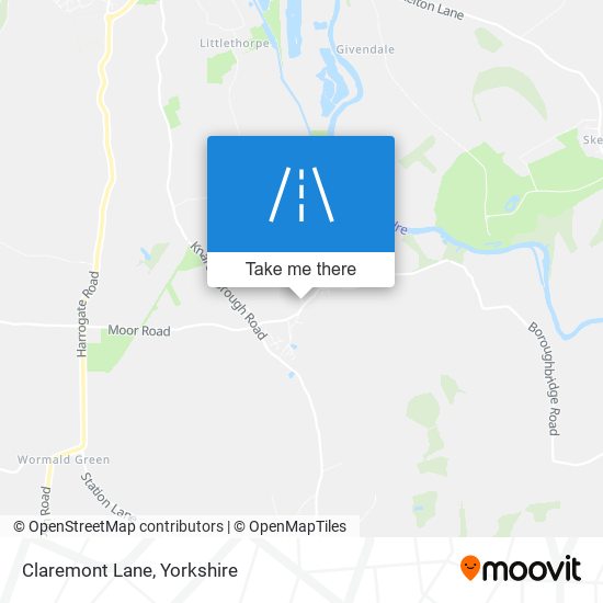 Claremont Lane map